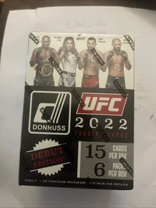 2022 Donruss UFC Blaster Box Factory Sealed - Picture 1 of 6