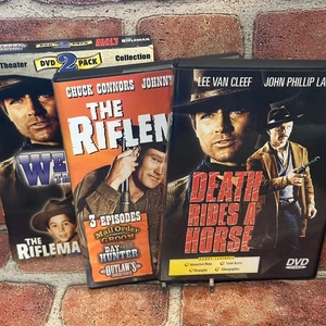 The Rifleman / Death Rides A Horse DVD Used Chuck Connors Lee Van Cleef Western - Picture 1 of 4