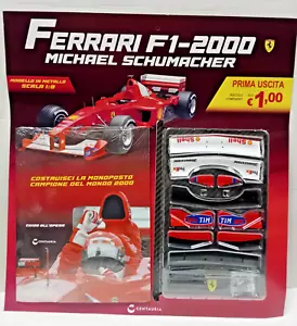 FERRARI F1-2000 MICHAEL SCHUMACHER IN METALLO N.1 SCALA 1:8 COSTR. LA MONOPOSTO - Foto 1 di 1