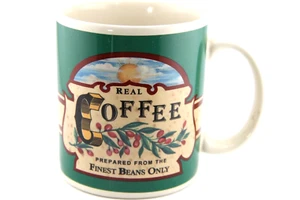 Coffee Mug Real Coffee Prepared From The Finest Beans Only, GiftCraft, Thailand - Picture 1 of 6