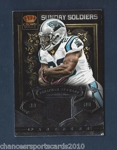 Camiseta de los soldados del domingo Crown Royale Jonathan Stewart 2012 #d 21/99 Panthers - Imagen 1 de 2