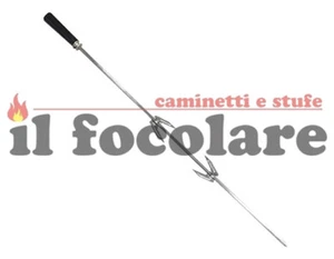 Barre Brochette Triangulaire 7MM Longueur 700MM + Fourchettes Barbecue - Bild 1 von 1