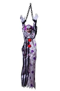 NNEOBA Halloween Animated Talking Scary Clown Hanging Decoration - Picture 1 of 7