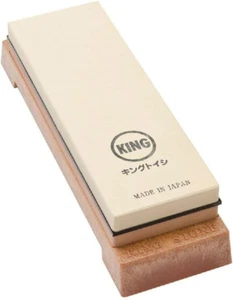 KING KW65 1000/6000 Grit Combination Whetstone with Plastic Base - Picture 1 of 4