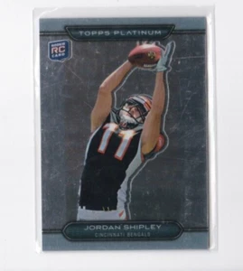 JORDAN SHIPLEY 2010 TOPPS PLATINUM FOOTBALL ROOKIE CARD-SHIPS FREE - Picture 1 of 24