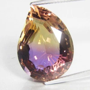 22.86Cts Dazzling Natural Ametrine 22.4x16.5x11.8mm Fancy Cut Loose Gemstone-VDO - Picture 1 of 5