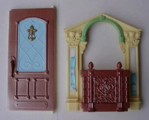 Fisher Price Loving Family Grand Mansion Replacement Front Door + Upper Balcony - Picture 1 of 12