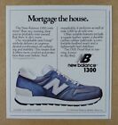 1985 New Balance 1300 chaussure de course vintage imprimé annonce