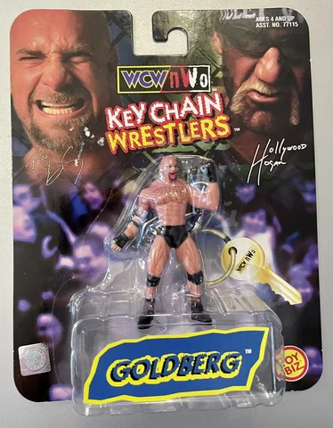 Goldberg WCW NWO Keychain Wrestlers New 3" Cover