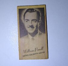 c1942 WILLIAM POWELL movie star card PEERLESS SCALES & VENDING MACHINE vtg photo