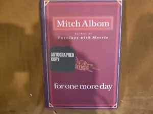 For One More Day by Mitch Albom SIGNED (First Edition) - Picture 1 of 5