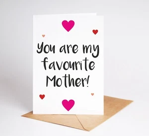 Funny Mothers Day Card Mum Mother Rude Card BC688 - Picture 1 of 3