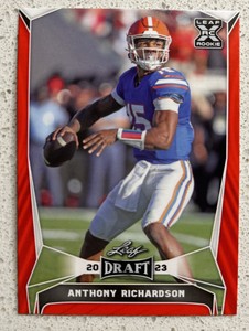 2023 Leaf Draft - Red #40 Anthony Richardson (RC)