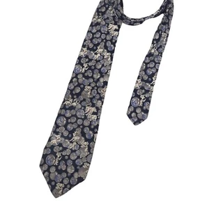 Disney Store Vintage 90s Novelty 101 Dalmatians Dog Italian Neck Tie 100% Silk - Picture 1 of 12