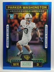 2023 Panini Score Parker Washington #361 Rookie Artist's Proof /35
