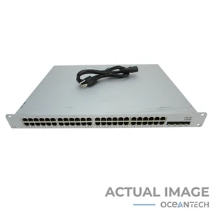 Conmutador Ethernet administrado de 48 puertos Cisco Meraki MS225-48FP-HW - sin reclamar - Imagen 1 de 5