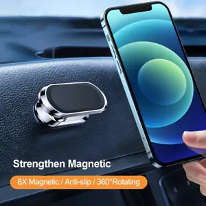 360° Magnetic Car Phone Holder Dashboard Stand Mount For iPhone 12 11 XS Samsung - Picture 1 of 16