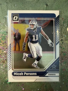 2024 Donruss Optic Micah Parsons Holo #56 Cowboys - Picture 1 of 2