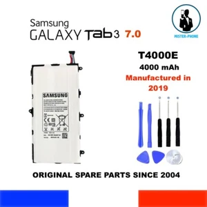 GENUINE BATTERY SAMSUNG T4000E TABLET GALAXY TAB 3 7.0 SM-T210 T211 4000mAh OEM - Photo 1/12