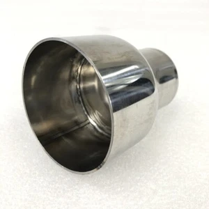 Universal Stainless Steel T201 Exhaust Piping Reducer 2" to 3",3.55" Length - Picture 1 of 9