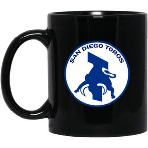 San Diego Toros Mug 11 oz. Black Ceramic | NASL Soccer Team - Picture 1 of 1