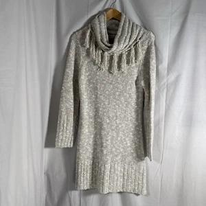 Joe Browns Cowl Neck Turtle Knit Jumper Dress - Size 10 Tassels - BNWT - Picture 1 of 6