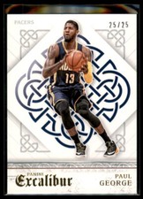 2015-16 Panini Excalibur GOLD Paul George Indiana Pacers #61 25/25