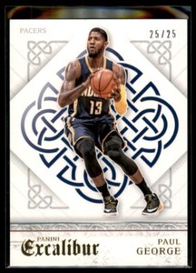 2015-16 Panini Excalibur GOLD Paul George Indiana Pacers #61 25/25