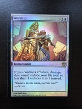 Worship Foil - 9th Edition Mtg Magic the Gathering