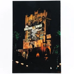 Twilight Zone Tower of Terror Postcard Hollywood Tower Hotel Disney MGM Studio - Picture 1 of 2