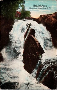 High Falls Gorge Wilmington Notch NEW YORK DIVIDED BACK POSTCARD D2 - Picture 1 of 2