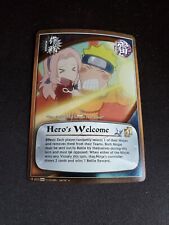 Naruto CCG INVASION - Hero's Welcome - 1st Edition Foil Card - M-832 - NM