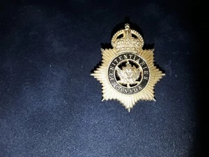 Penitentiaries Canada cap badge. Kings crown, ANODISED Canada prison officer. - Picture 1 of 5
