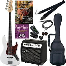 Electric Bass Beginner 10 Piece Set Photogenic Jb240 Wh T3P Entry With Instructi for sale