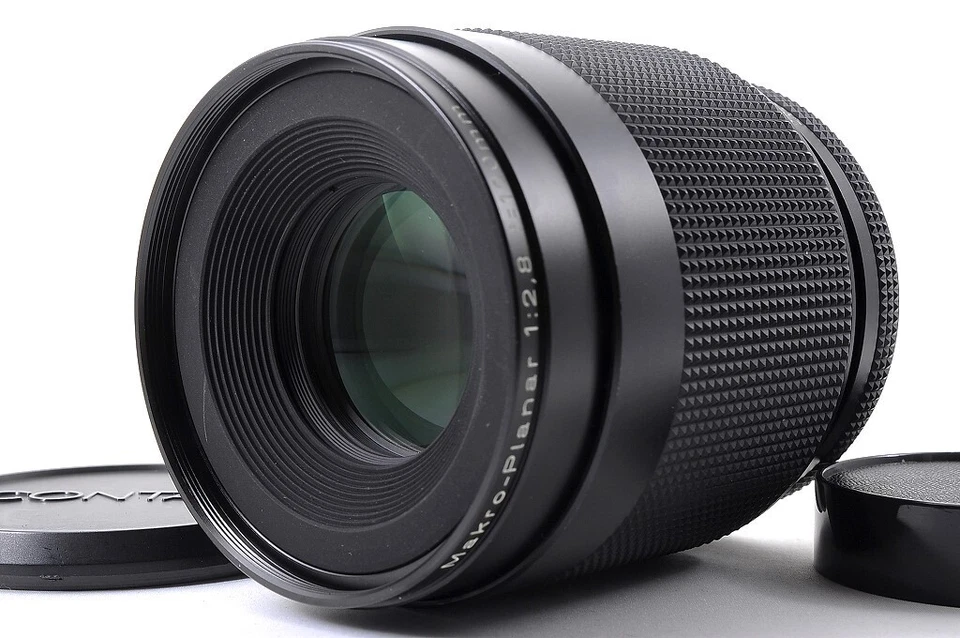 Contax Carl Zeiss Makro-Planar 100mm F2.8 T AEJ MF Lens NEAR MINT+ From Japan - Image 1 of 4