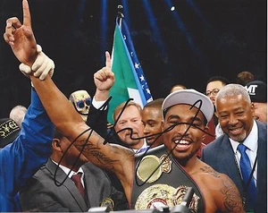 J'LEON LOVE Signed Boxing 8x10 Photo PROOF Money Team - Picture 1 of 2