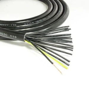 LAPP 18 Core Flexible Mains Cable. 240v Black Socapex Lighting Flex - Picture 1 of 2