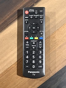 Mando a distancia para TV PANASONIC N2QAYB000829, probado/funciona - Imagen 1 de 5