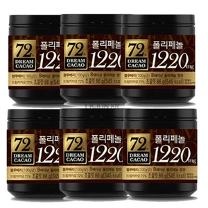 Lotte Dream snack cioccolato ricco di polifenoli coreani ad alto cacao 72% 3,1 once × 6 p - Foto 1 di 8
