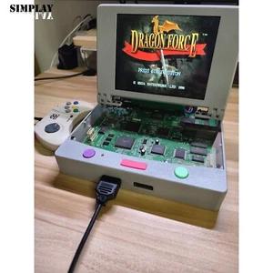 Saturn Slim Combo Game Console with 8" 4:3 LCD Screen and Hifi Stereo Speakers - Picture 1 of 8