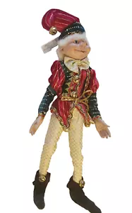 Elf Pixie Jester Poseable 20" Christmas - Picture 1 of 8