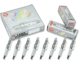 8 pcs NGK Laser Platinum Spark Plugs for 2001-2002 Chevrolet C3500HD 8.1L - ov