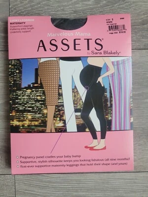 ASSETS By Spanx Marvellous Mama Supportive Maternity Leggings Size 2 Slate  - Image 1 of 4