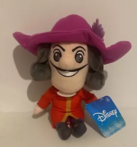 Brand New Licensed Disney Plush Soft Toy Peter Pan Plush Toy Captain Hook 18cm - Picture 1 of 1