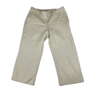 Oh Baby! Cropped Maternity Pants, Size Medium, Usable pockets, Cream color. - Picture 1 of 8