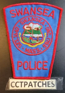 SWANSEA, MASSACHUSETTS POLICE SHOULDER PATCH MA - Picture 1 of 2