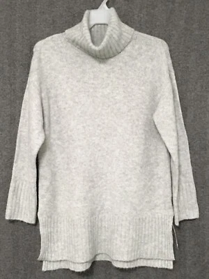 Style & Co. Women's Plus Size 1X Grey Heather Long Sleeve Cowl Neck Sweater Foto 1 de 4