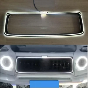 For Benz W464 G500 G63 2019-2023 LED Light DRL Black ABS Front Grille Cover Trim - Bild 1 von 10