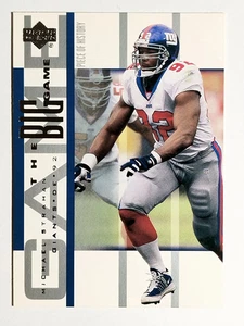 2002 UD Piece of History The Big Game #BG20 Michael Strahan - Picture 1 of 2