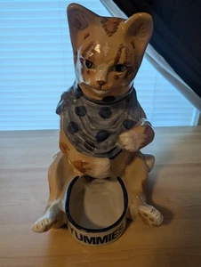 VERY RARE LOUISVILLE STONEWARE MADE IN KENTUCKY CAT FEEDER YUMMIES 12" - Picture 1 of 22